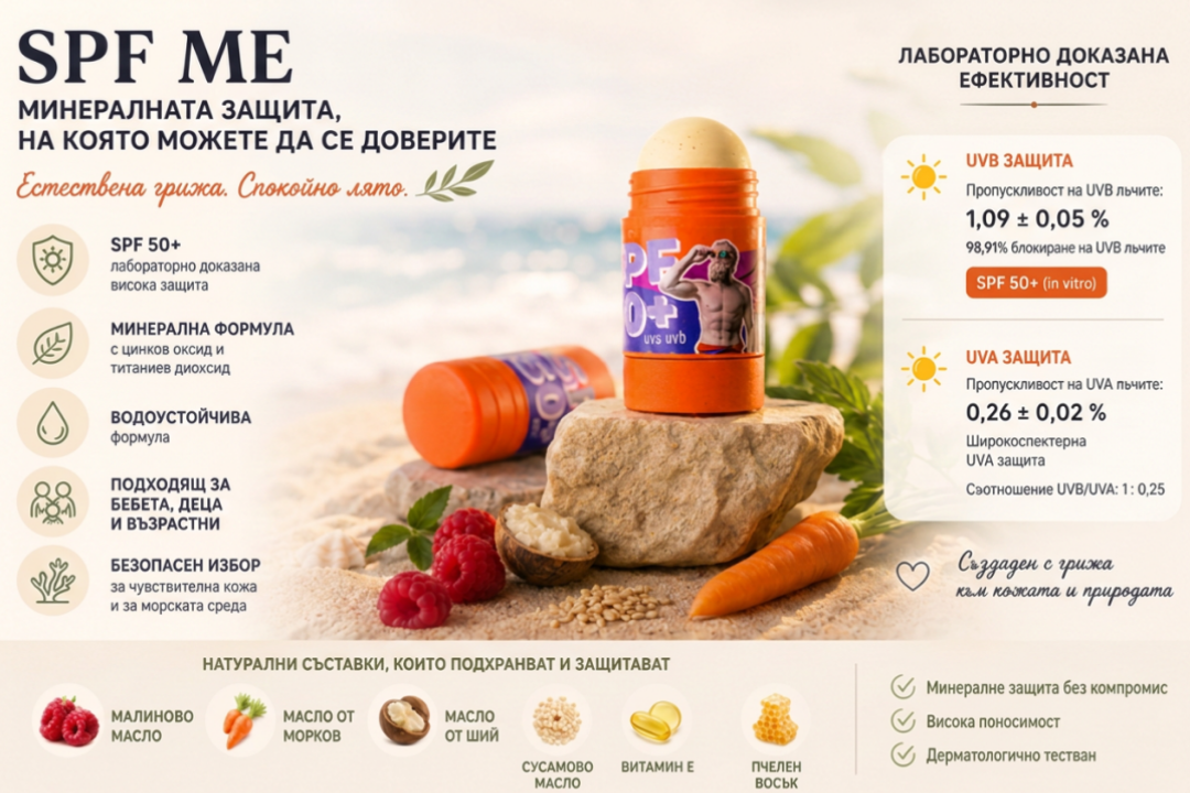 SPF ME – минералната слънцезащита, създадена за цялото семейство