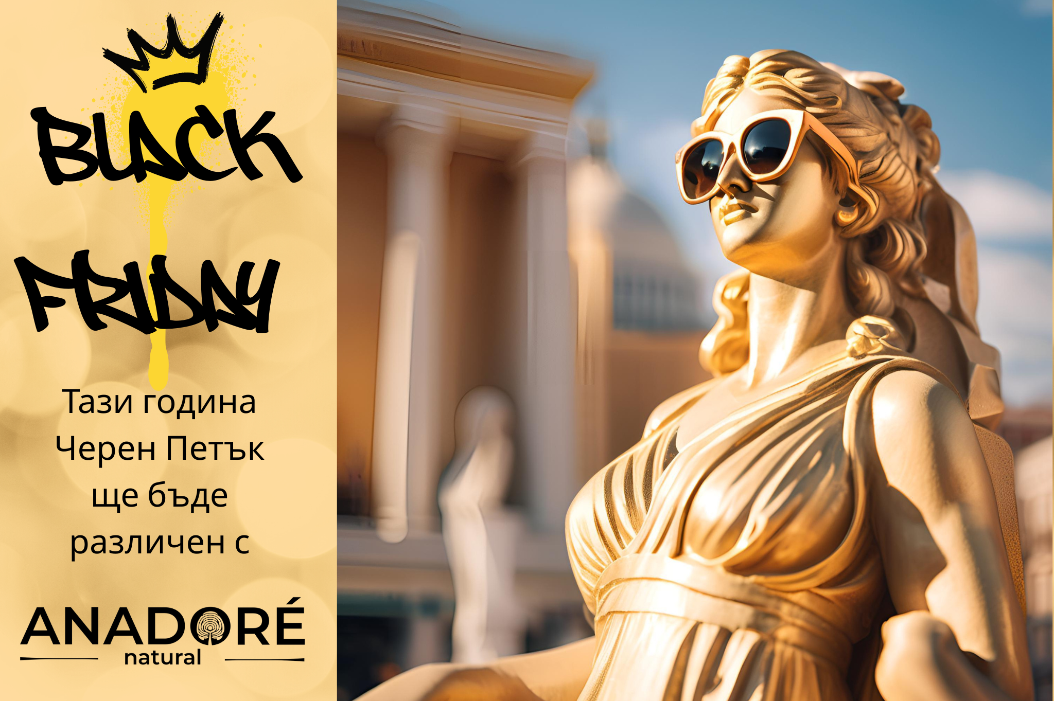 Тази година Черен Петък ще бъде различен с Anadoré Natural