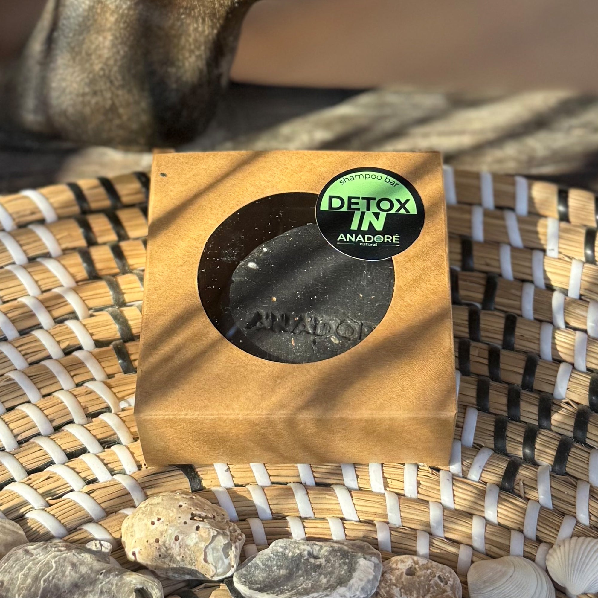 Detoxin | Multifunctional solid shampoo with charcoal