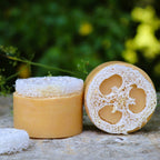 Silk&Scrub | Двулицев крем-бар с натурална гъба Loofah