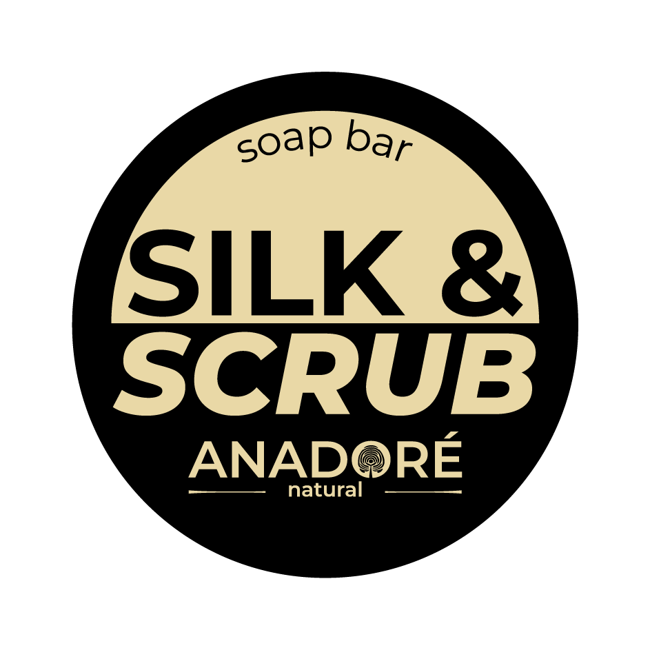 Silk&Scrub | Двулицев крем-бар с натурална гъба Loofah